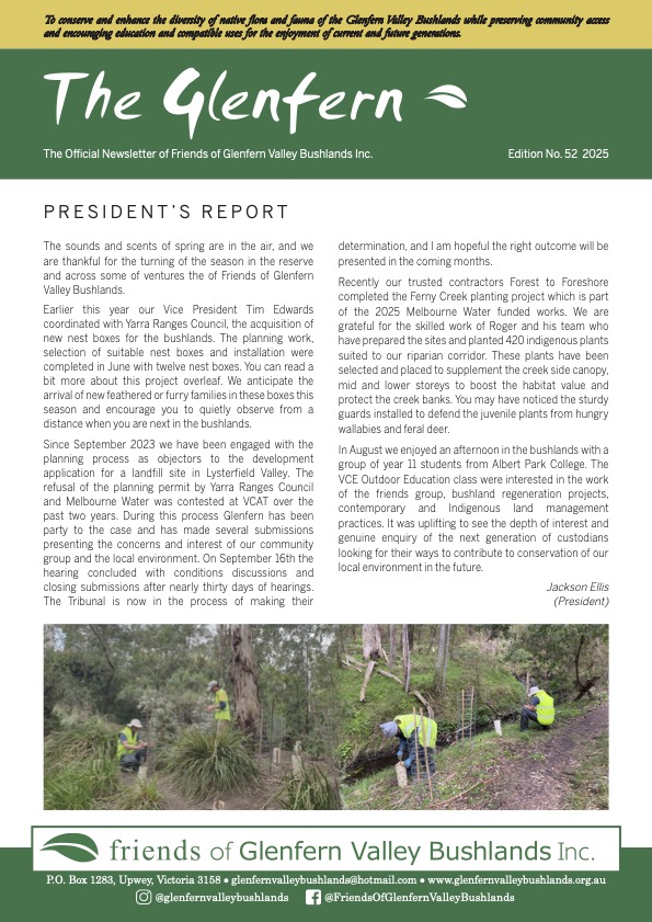 Newsletter #52 October 2025